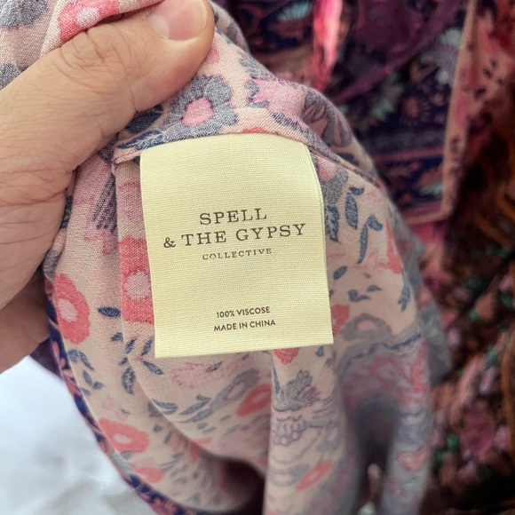 Nwot unicorn tears 2021 folktown boho gown xxl - Picture 3 of 6